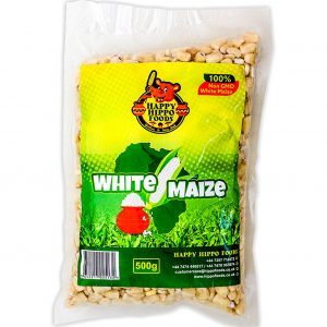 Chibage, Happy Hippo Foods White Maize Kernels 500g