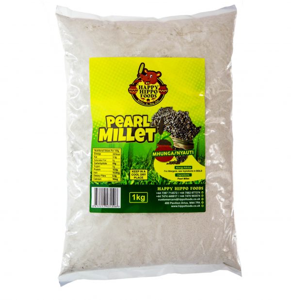 Happy Hippo Foods Pearl Millet, Mhunga, Nyauti 1kg