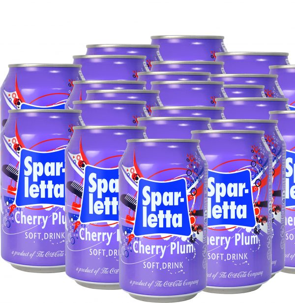Sparlette Cherry Plum 330ml 24 pack